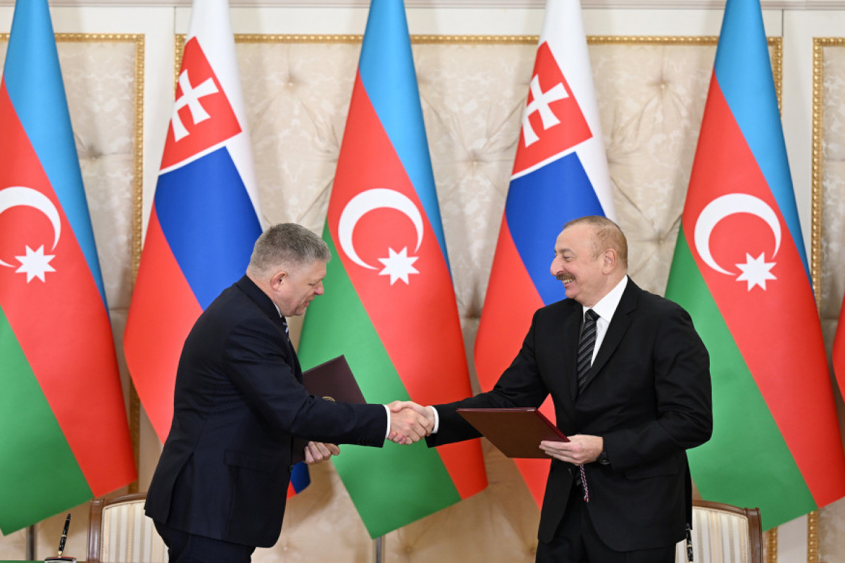 Подписаны азербайджано-словацкие документы-ОБНОВЛЕНО 