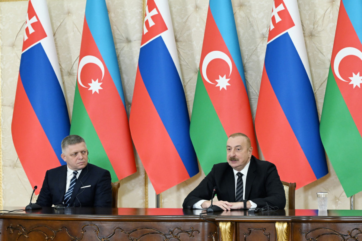 Президент Азербайджана и премьер-министр Словакии выступили с заявлениями для прессы - ОБНОВЛЕНО-1 
