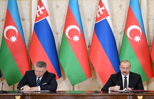Между Азербайджаном и Словакией подписана Совместная декларация о стратегическом партнёрстве