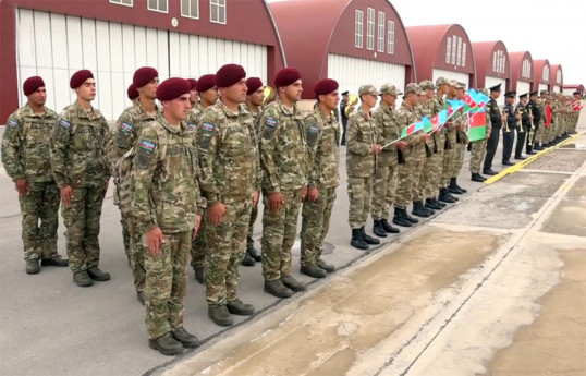 Военнослужащие азербайджанской армии, задействованные в учениях «EFES-2024», отправились в Турцию - ВИДЕО 