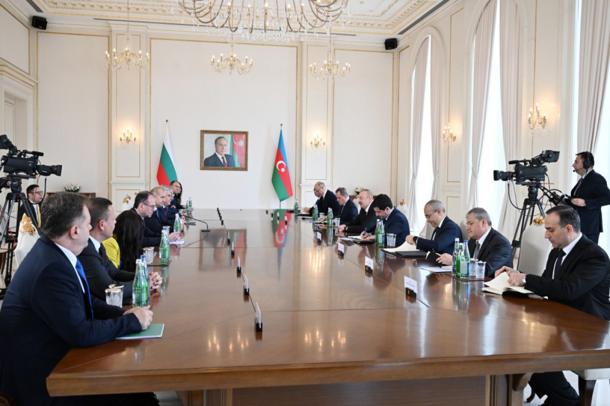 Состоялась встреча президентов Азербайджана и Болгарии в расширенном составе - ОБНОВЛЕНО-1 