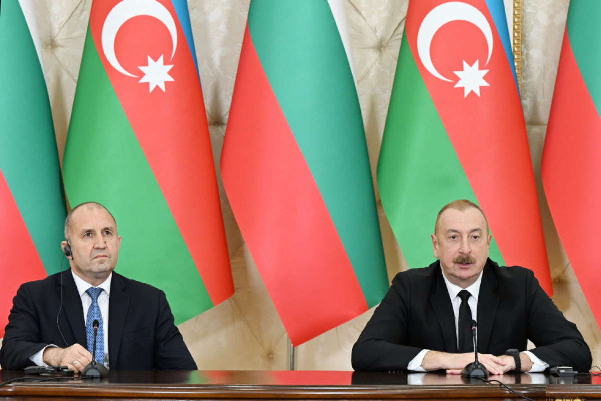 Президенты Азербайджана и Болгарии выступили с совместными заявлениями для прессы - <span class="red_color">ОБНОВЛЕНО-1