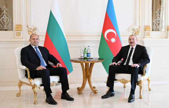 Состоялась встреча один на один президентов Азербайджана и Болгарии - ОБНОВЛЕНО 