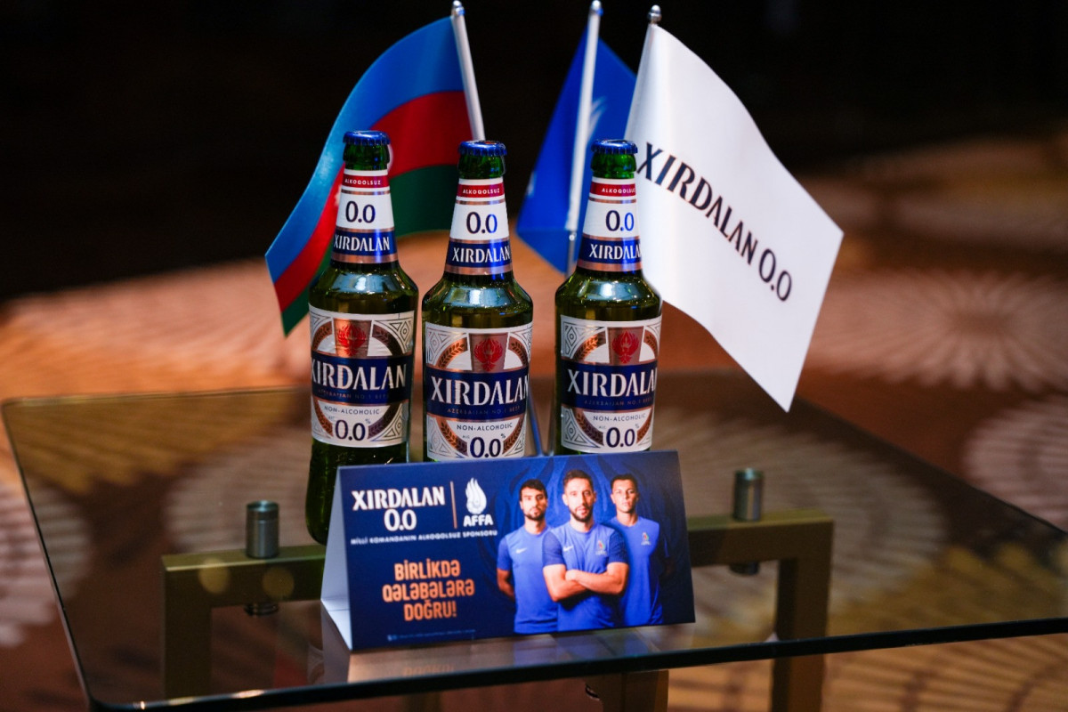 Xırdalan 0.0 стал безалкогольным спонсором национальной сборной по футболу-ФОТО 