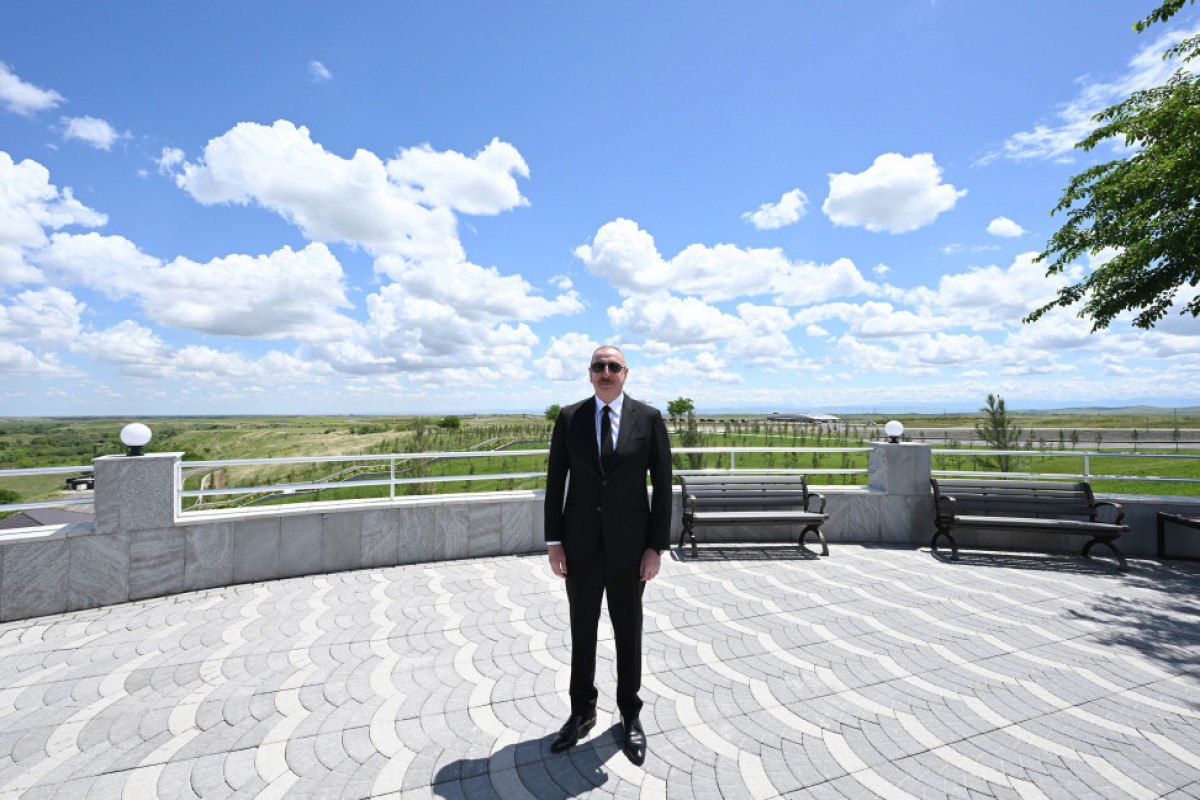 Президент Азербайджана принял участие в  открытии комплекса водохранилищ Кёнделенчай после  ремонта и реконструкции-ОБНОВЛЕНО 