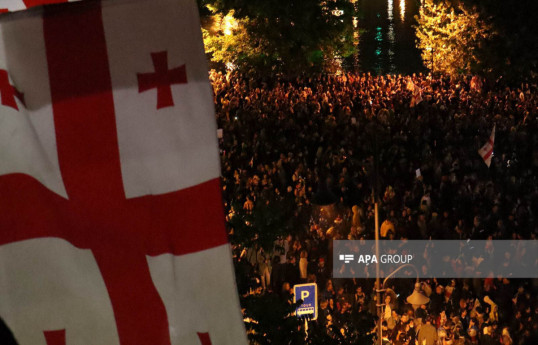 Акция протеста против закона об иноагентах в Тбилиси завершилась без инцидентов-ФОТО -ВИДЕО -ОБНОВЛЕНО 