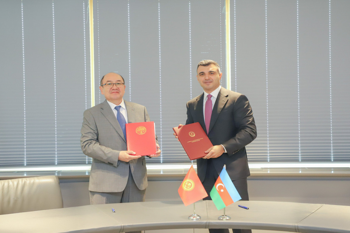 Центральные банки Азербайджана и Кыргызстана подписали Меморандум о взаимопонимании