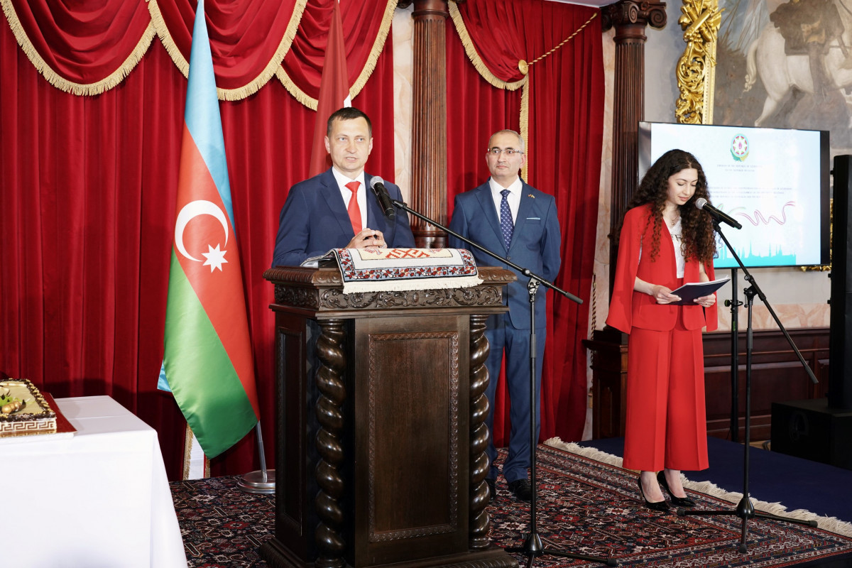 В Латвии состоялся официальный прием по случаю годовщины установления дипотношений с Азербайджаном-ФОТО 