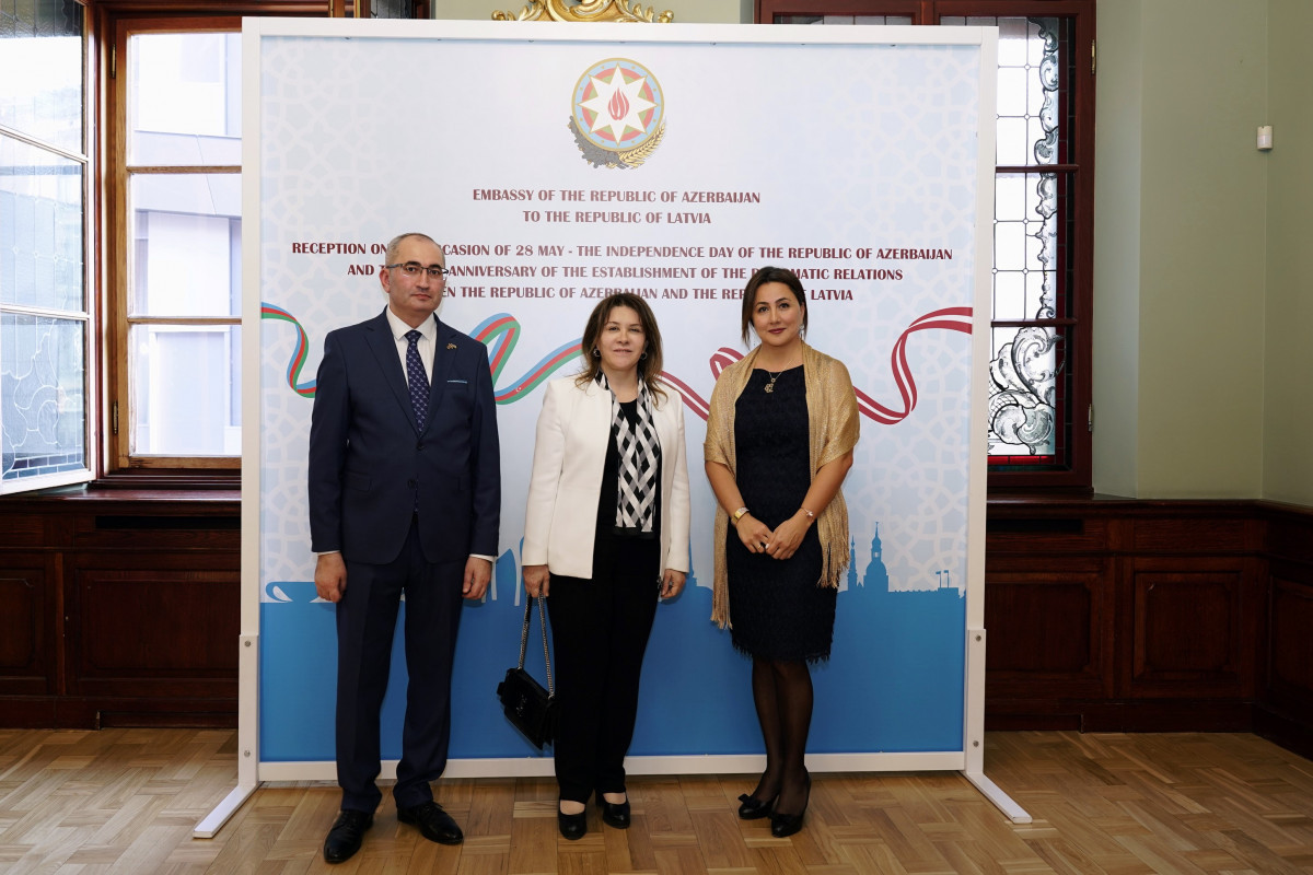 В Латвии состоялся официальный прием по случаю годовщины установления дипотношений с Азербайджаном-ФОТО 