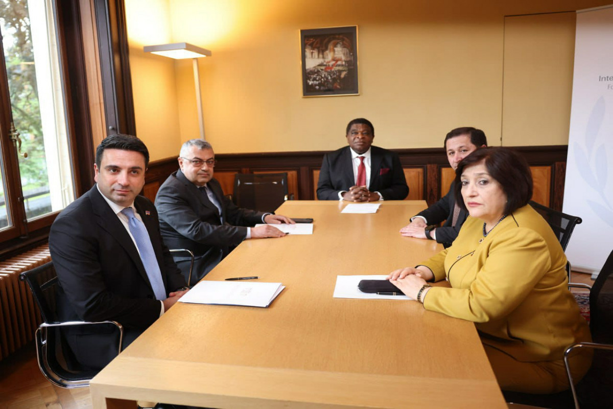 Председатели парламентов Азербайджана и Армении встретились в Женеве