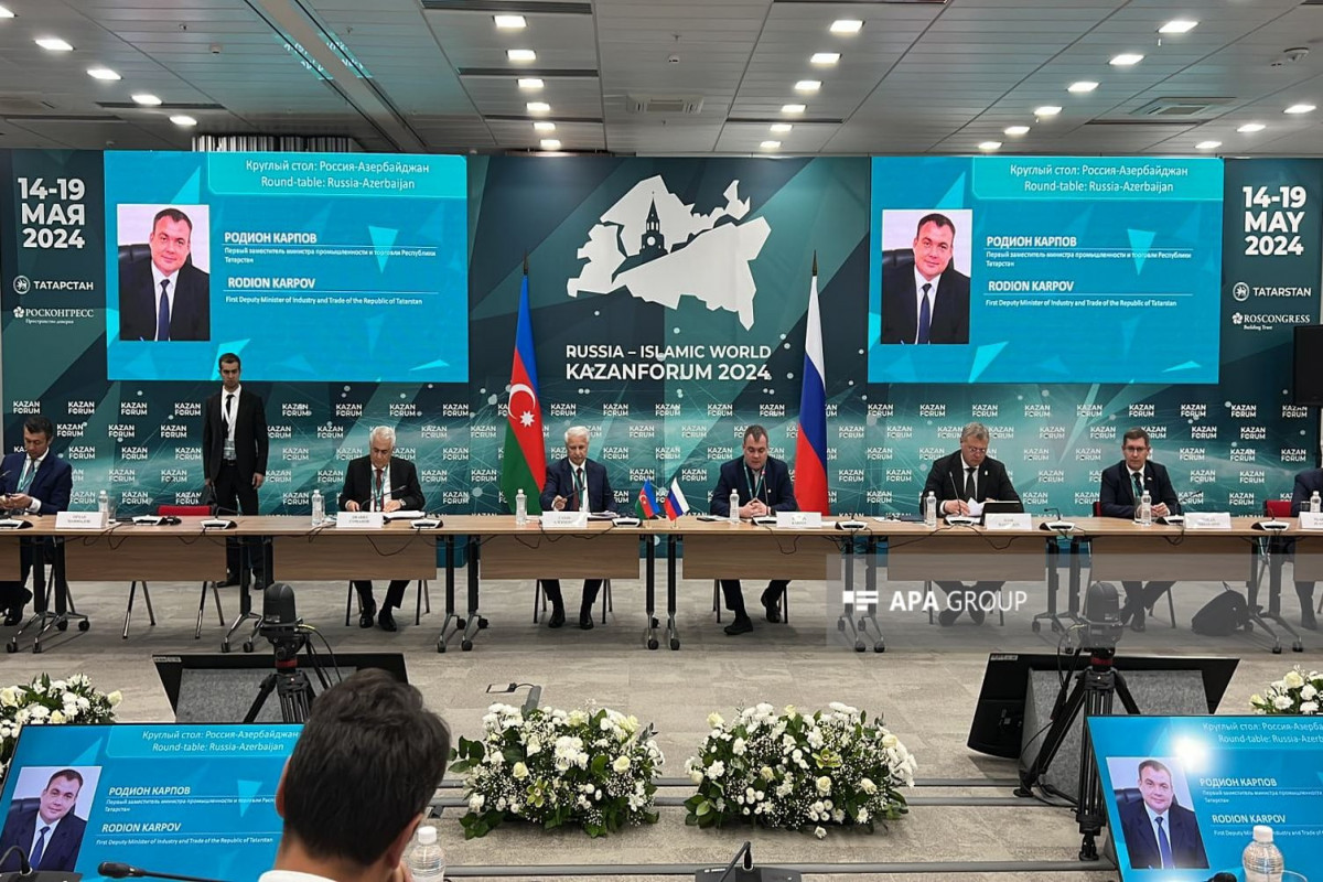 Круглый стол по азербайджано-российскому экономическому сотрудничеству в Казани
