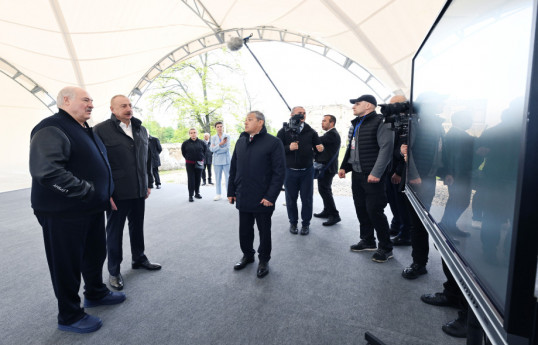 Президенты Азербайджана и Беларуси проинформированы о Генплане города Шуша