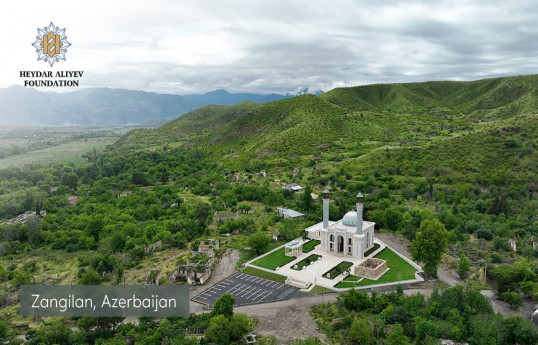 Сегодня состоится церемония открытия новопостроенной мечети в городе Зангилан