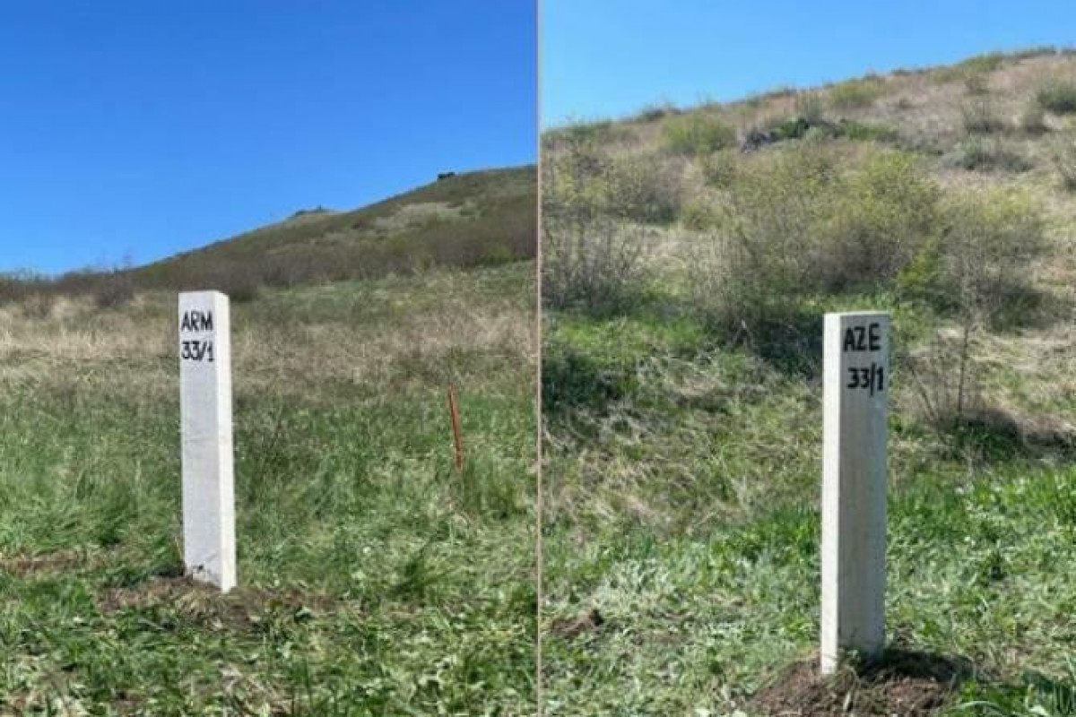 СМИ: Работы по демаркации в направлении села Киранц на границе Азербайджана и Армении подходят к концу
