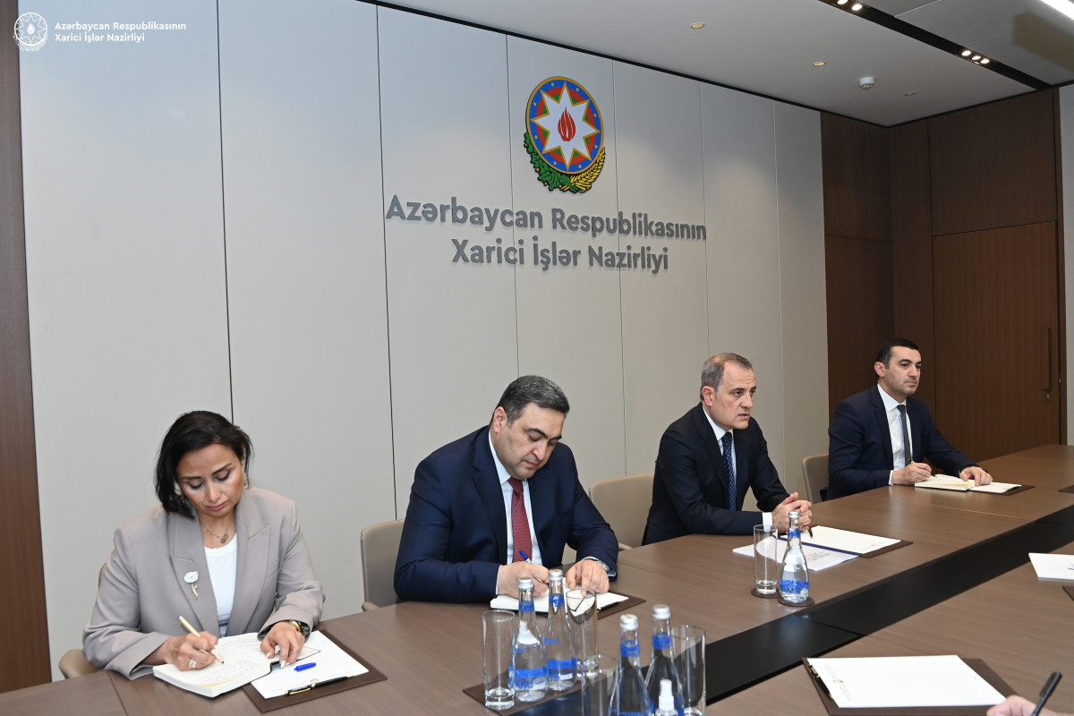 Глава МИД Азербайджана встретился с новым послом Украины