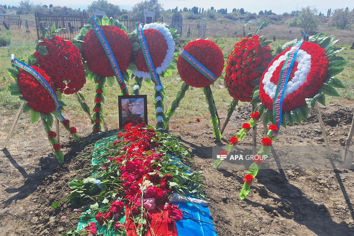 Похороны шехида Шохрата Нуриева в Уджарском районе