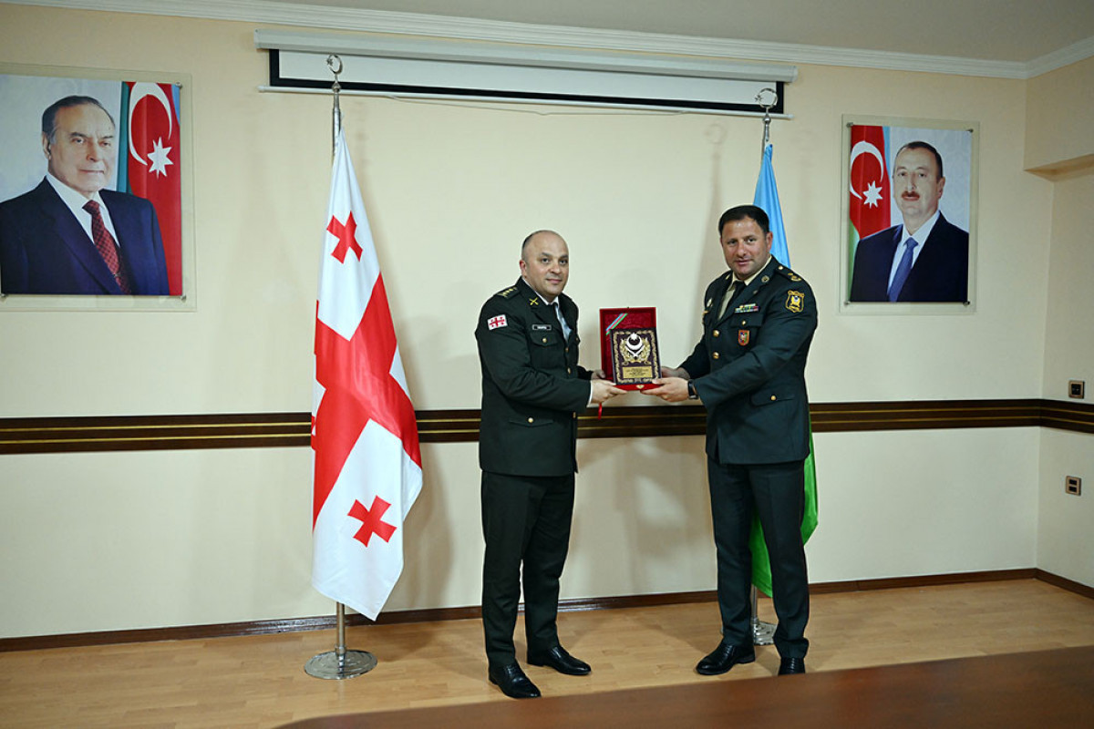 Делегация Департамента военной полиции Грузии прибыла в Азербайджан - ФОТО 