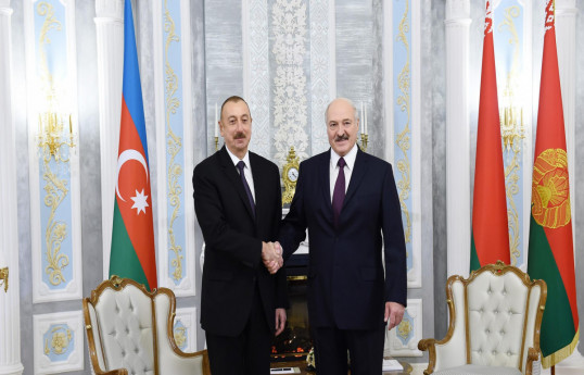 Ильхам Алиев, Александр Лукашенко