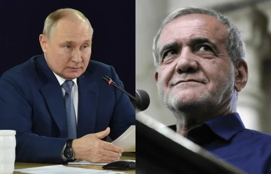 Путин обсудит с Пезешкианом ситуацию на Ближнем Востоке