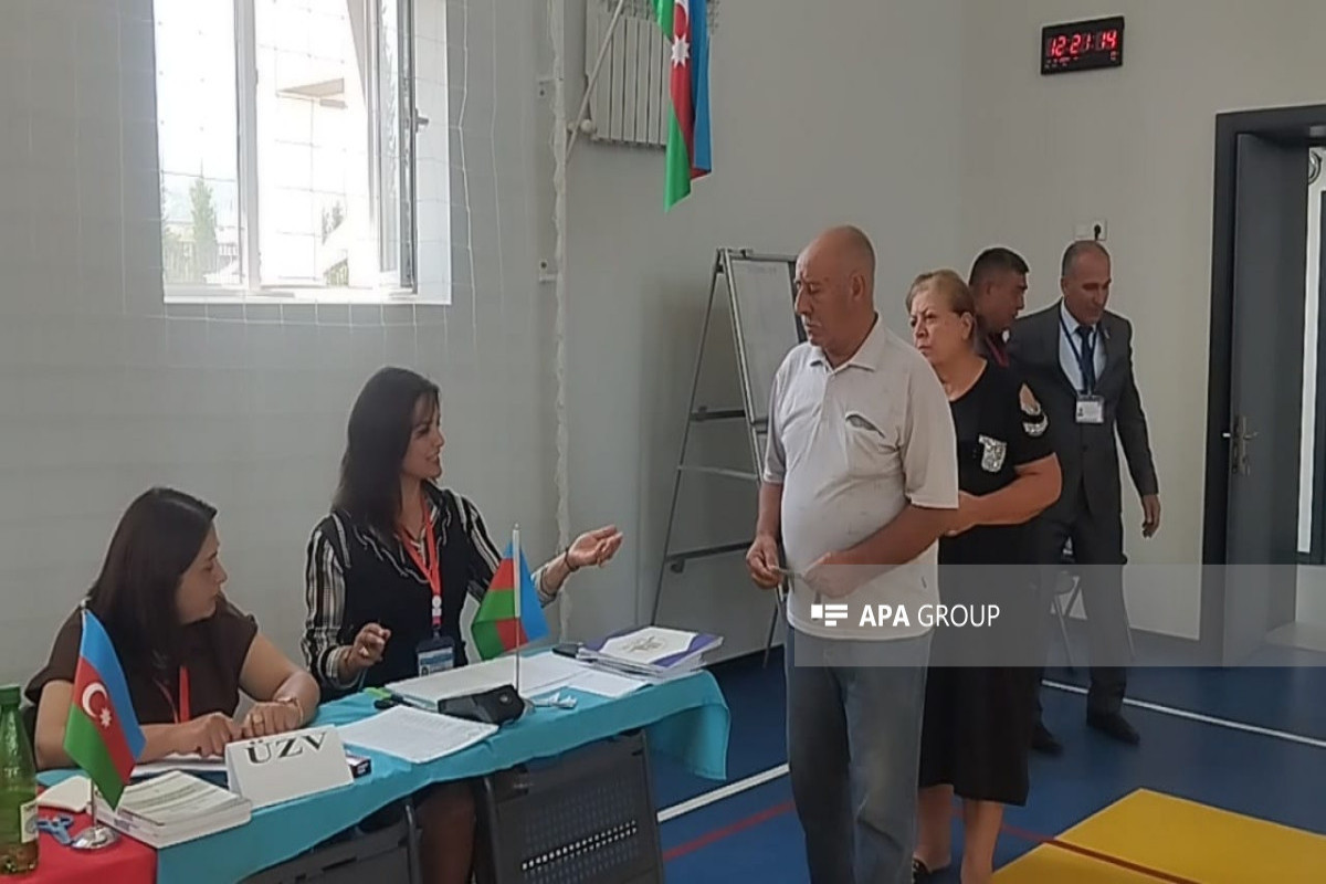 В Ходжалы проходит голосование на парламентских выборах