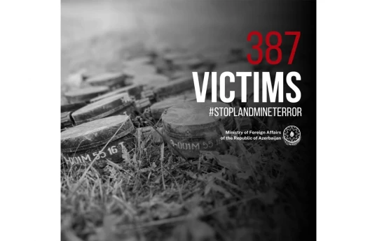 После Отечественной войны Азербайджана число жертв мин достигло 387