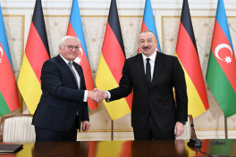 Президенты Азербайджана и Германии выступили с заявлениями для прессы - ОБНОВЛЕНО-2 