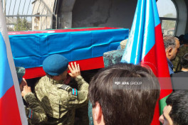 Военнослужащий, погибший в результате взрыва боеприпаса в Джабраильском районе, похоронен в Лянкяране-ОБНОВЛЕНО -ФОТО 