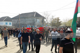 Военнослужащий, погибший в результате взрыва боеприпаса в Джабраильском районе, похоронен в Лянкяране-ОБНОВЛЕНО -ФОТО 