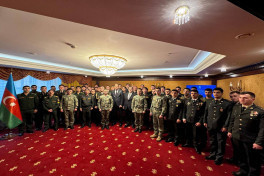 Проведена встреча с обучающимися в России азербайджанскими военнослужащими