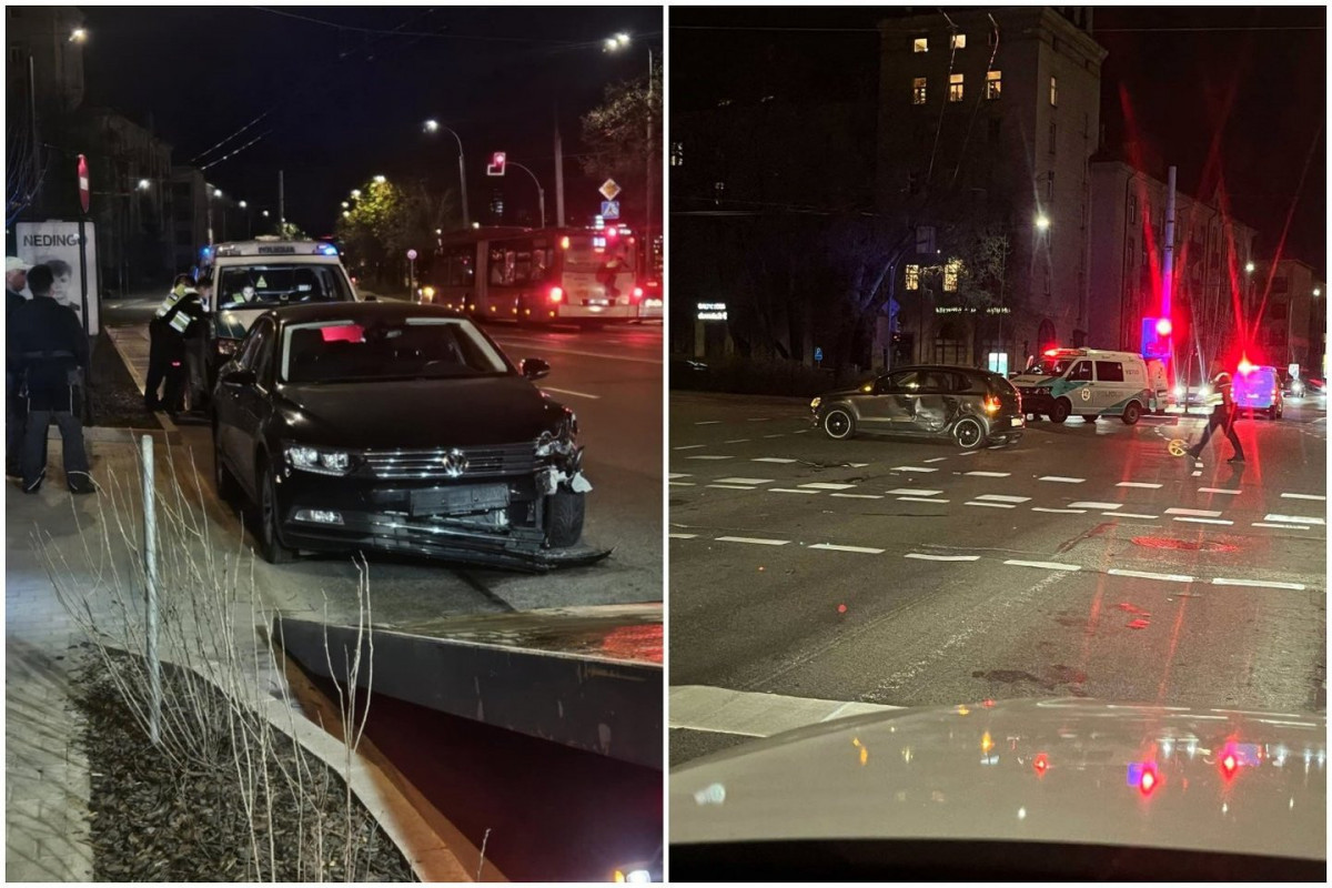 Автомобиль посольства Азербайджана в Литве попал в ДТП, ведется расследование -ФОТО 