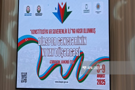 В Ханкенди проходит церемония открытия VI Летнего лагеря молодежи диаспоры-ФОТО 