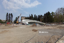 В Гянджинском мемориальном комплексе завершается строительство здания-ФОТО 