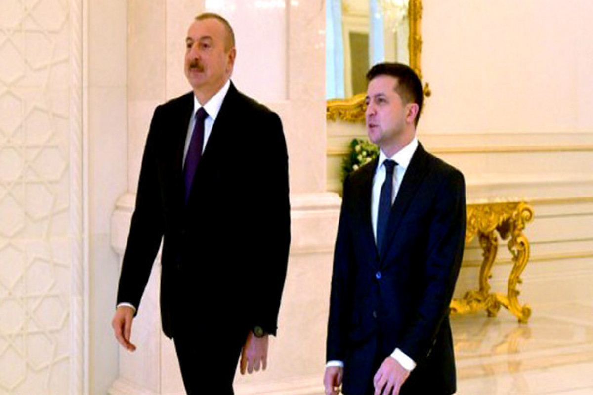 Президент Ильхам Алиев, Владимир Зеленский