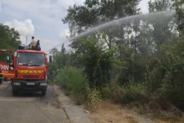 В Газахском районе  на открытой местности вспыхнул пожар, на тушение привлечены вертолёты -ВИДЕО -ФОТО -ОБНОВЛЕНО 