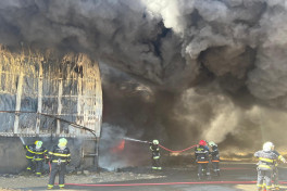 Пожар в ТЦ «Садарак» вновь усилился-ОБНОВЛЕНО-7-ВИДЕО 