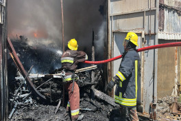 Пожар в ТЦ «Садарак» вновь усилился-ОБНОВЛЕНО-7-ВИДЕО 