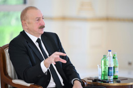 Президент Азербайджана Ильхам Алиев дал интервью телеканалу «Аль-Арабия»-ВИДЕО 