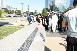 В честь Дня Победы Турции посещен Мемориал турецким воинам в Баку-ФОТО 