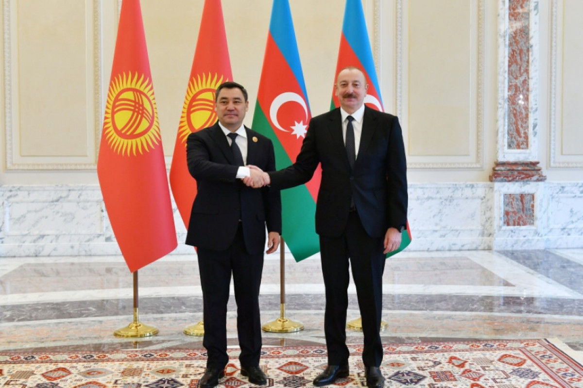 Президент Кыргызстана Садыр Жапаров, Президент Азербайджана Ильхам Алиев