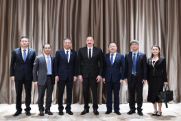 Президент Азербайджана встретился с исполняющим обязанности руководителя компании China Energy Engineering Corporation Limited