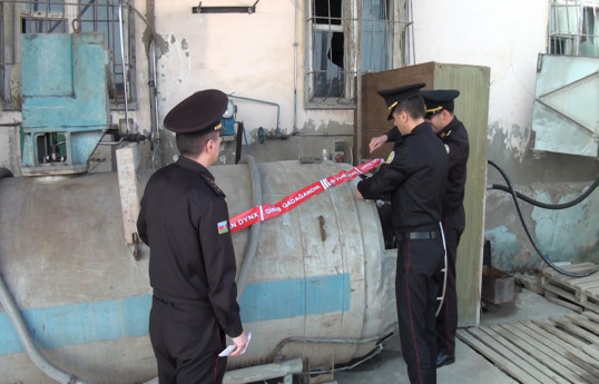 В Сумгайыте приостановлена деятельность пожароопасного объекта-ВИДЕО 