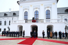церемония официальной встречи Президента Азербайджана в Братиславе
