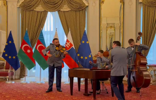 Военный оркестр Словакии исполнил песню «Qurban olum Azərbaycan»-ВИДЕО 