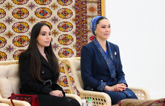 Лейла Алиева приняла участие в выставке, посвященной национальной кухне Туркменистана-ФОТО 