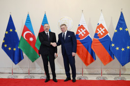 встреча один на один Президента Азербайджана с Премьер-министром Словакии