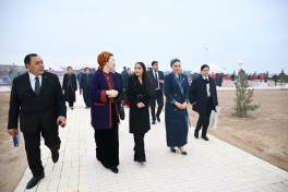 Лейла Алиева приняла участие в выставке, посвященной национальной кухне Туркменистана-ФОТО 