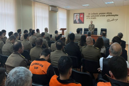 В структурах МЧС проведены мероприятия в связи с днём памяти Гейдара Алиева