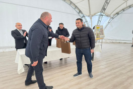 В Лачин прибыла очередная группа переселенцев