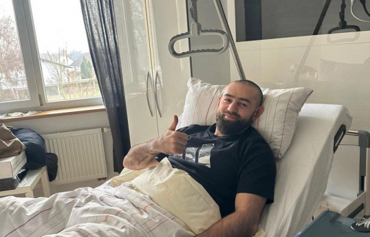 голкипер сборной Азербайджана Шахруддин Магомедалиев