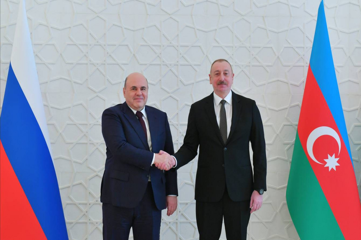 Михаил Мишустин направил Президенту Ильхаму Алиеву поздравительное письмо